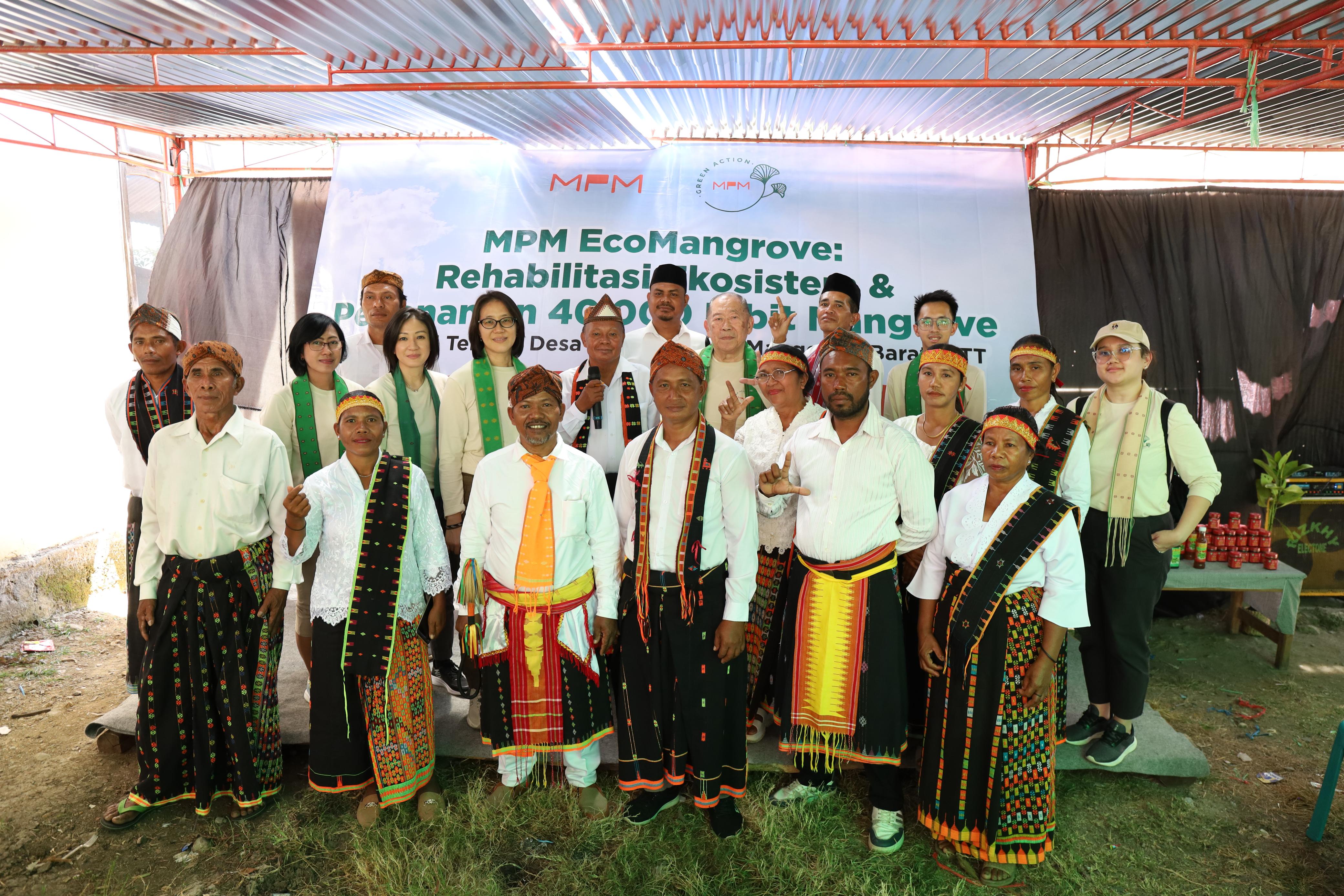 MPMX Lanjutkan Rehabilitasi Mangrove, Capai 100.000 Bibit Tertanam di Desa Golo Sepang, NTT